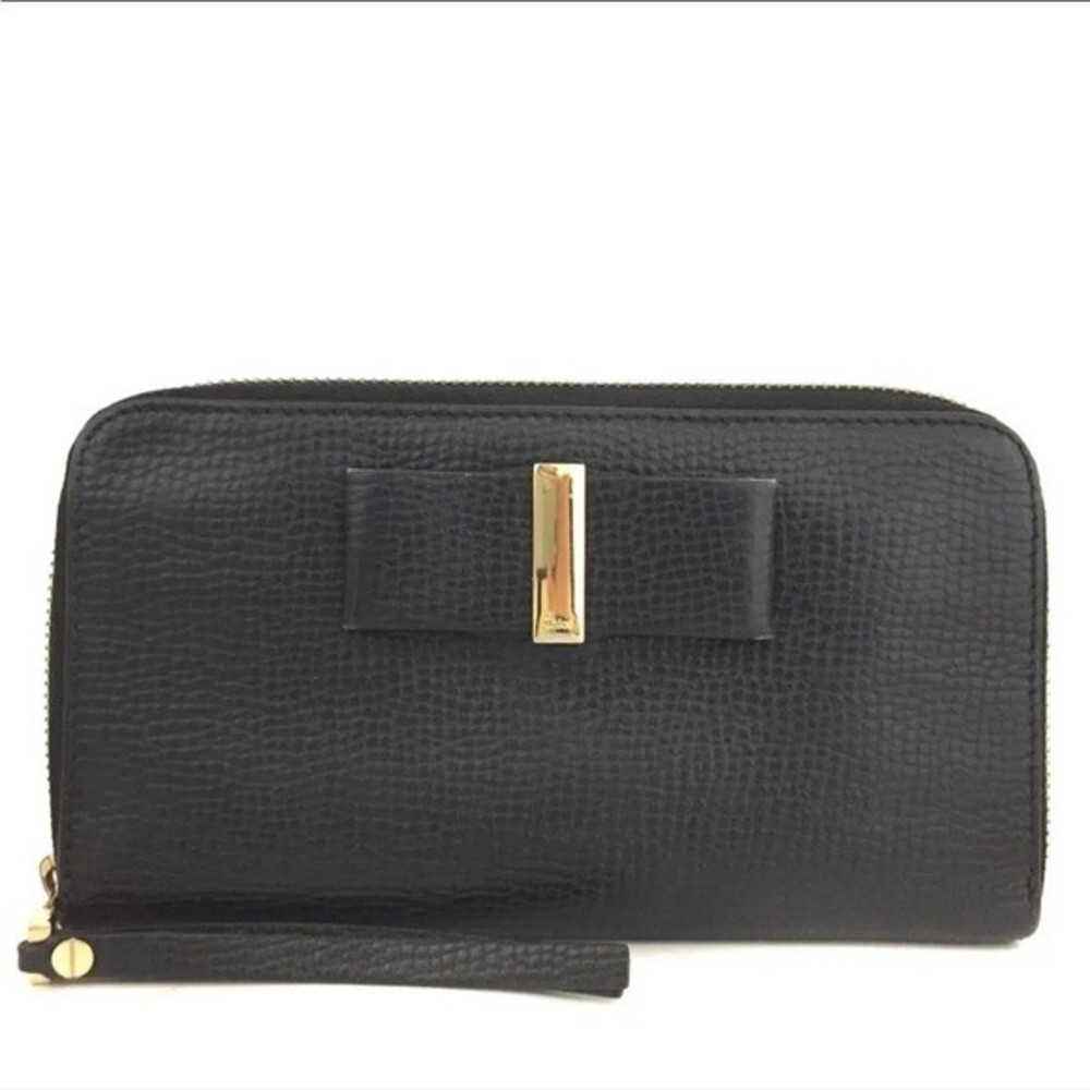 1J1796 Chloe Lily Leather Zip Around Long Wallet purse